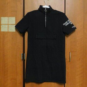 Boxy Techwear Turtleneck Dress